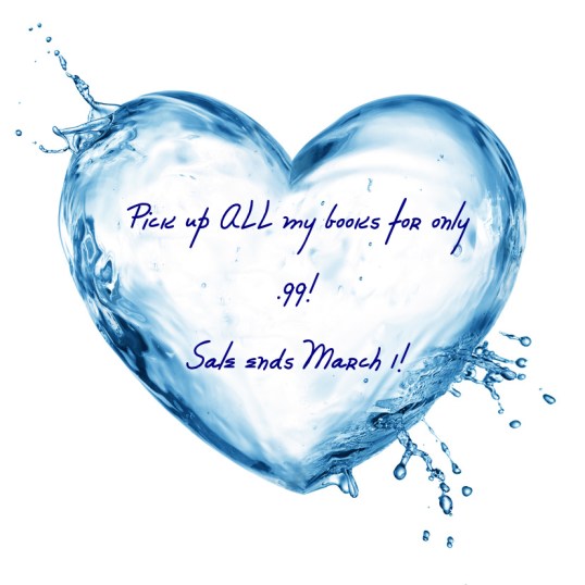 Heart from water splash with bubbles isolated on white